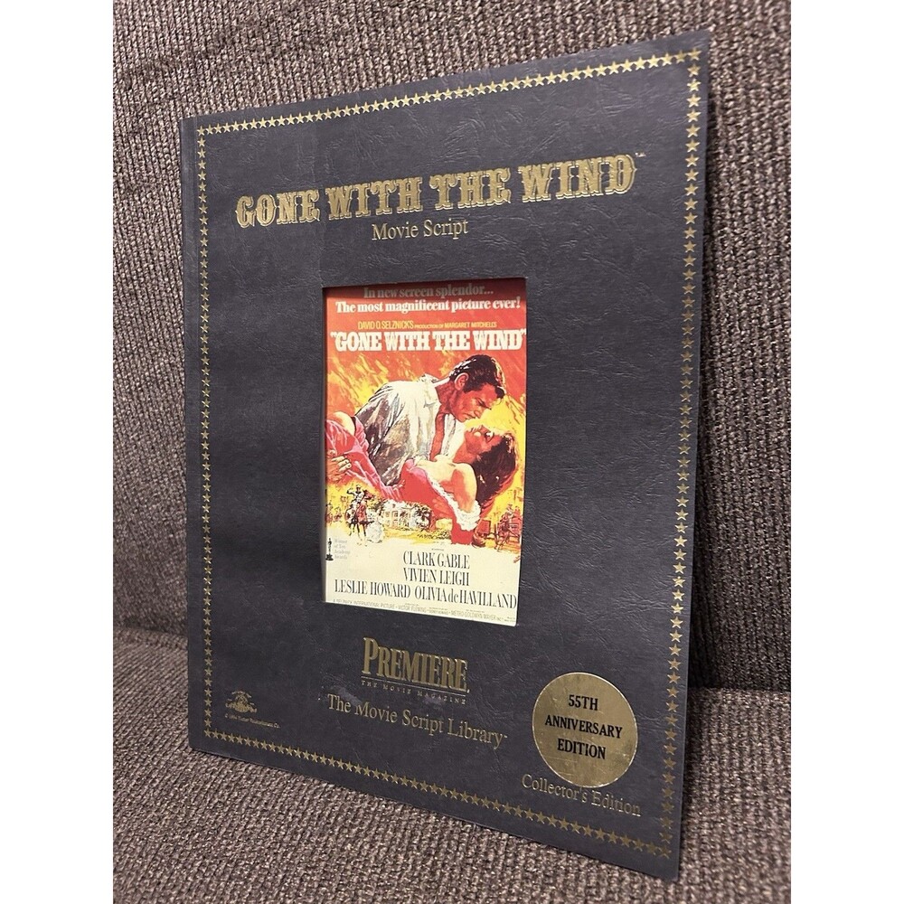 Gone With The Wind Movie Script 55th Anniversary Premiere Magazine Collector